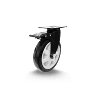 Rodizio Giratório 75mm PVC Com Trava